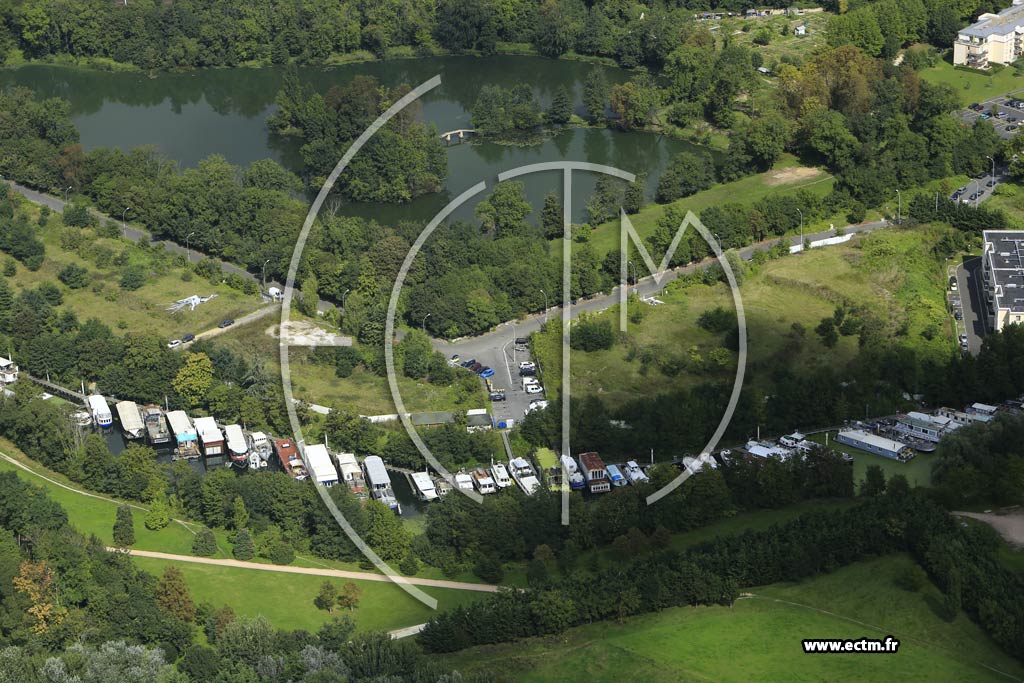 Photo arienne de Vigneux-sur-Seine (le Parc du Chteau)