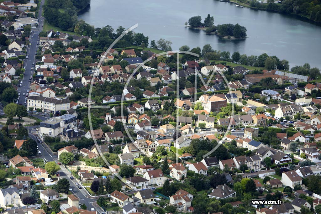 Photo arienne de Vigneux-sur-Seine (Quartier du Lac du Chteau Fraye)