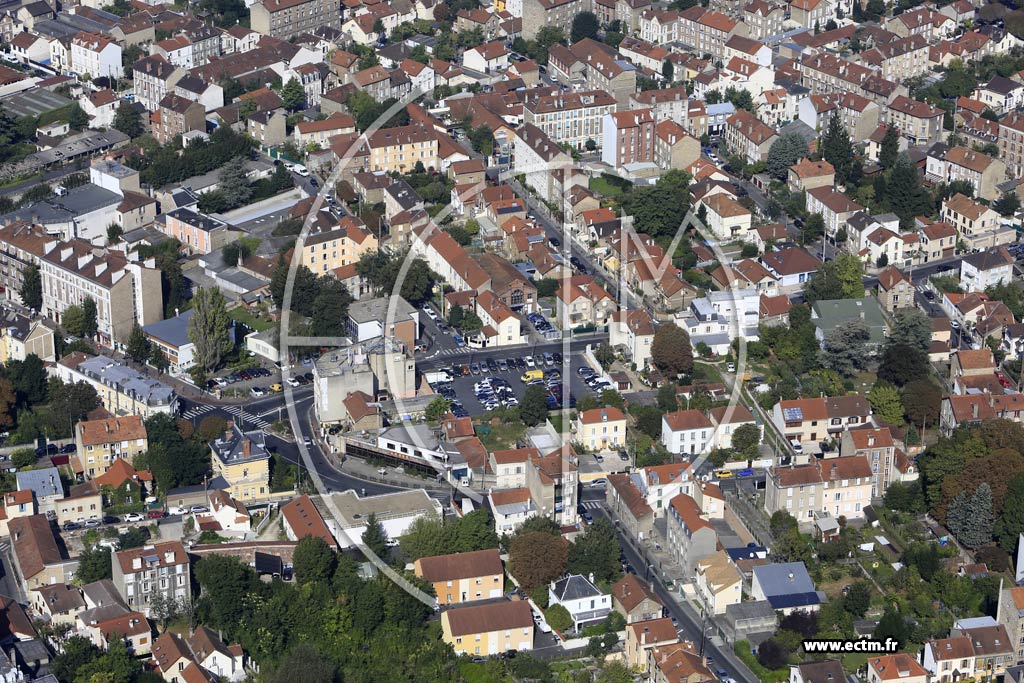 Photo arienne de Villeneuve-Saint-Georges (Centre)