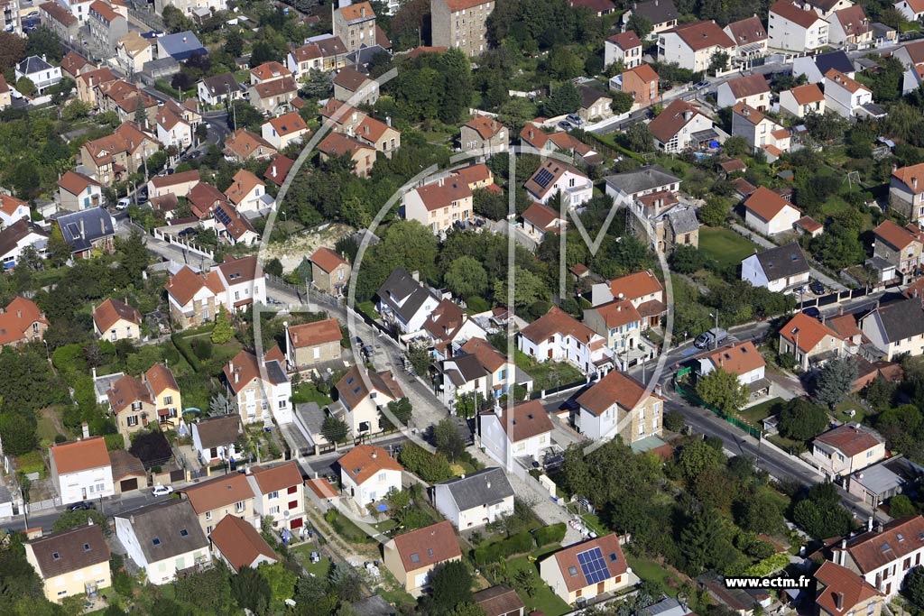 Photo arienne de Villeneuve-Saint-Georges (le Haut de Villeneuve)