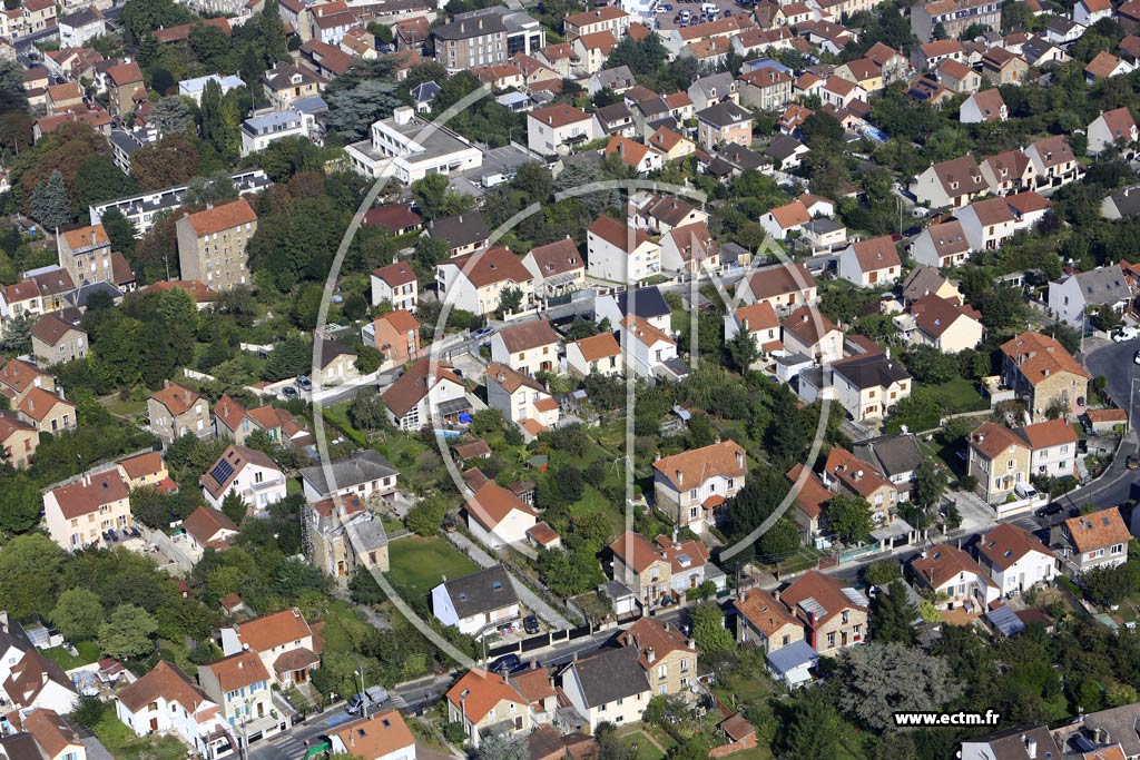 Photo arienne de Villeneuve-Saint-Georges (le Haut de Villeneuve)