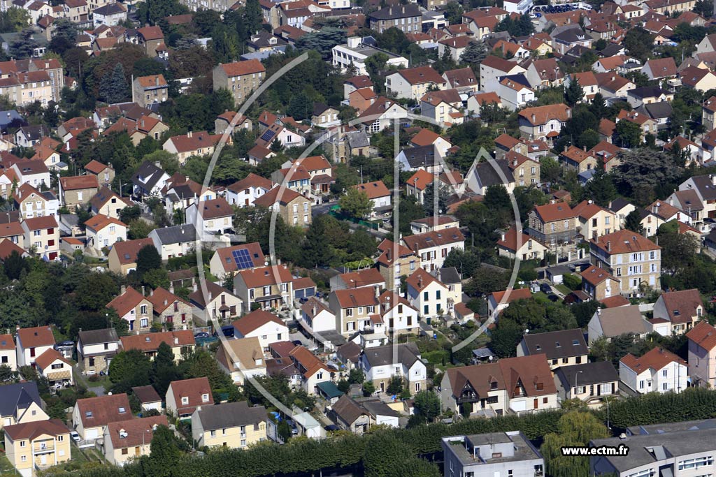 Photo arienne de Villeneuve-Saint-Georges (le Haut de Villeneuve)