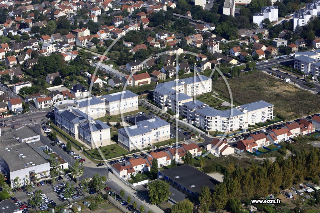 Photo arienne de Villeneuve-Saint-Georges (le Haut de Villeneuve)