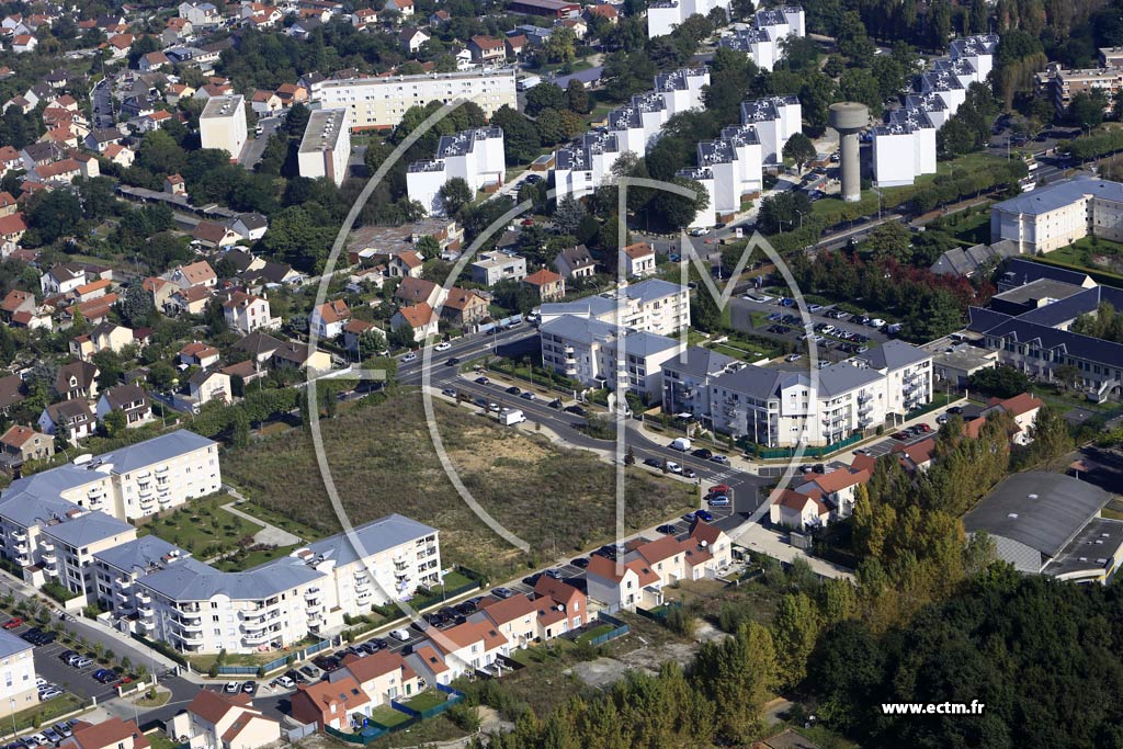 Photo arienne de Villeneuve-Saint-Georges (le Haut de Villeneuve)