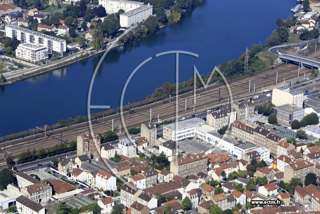 Photo arienne de Villeneuve-Saint-Georges (le Plateau)