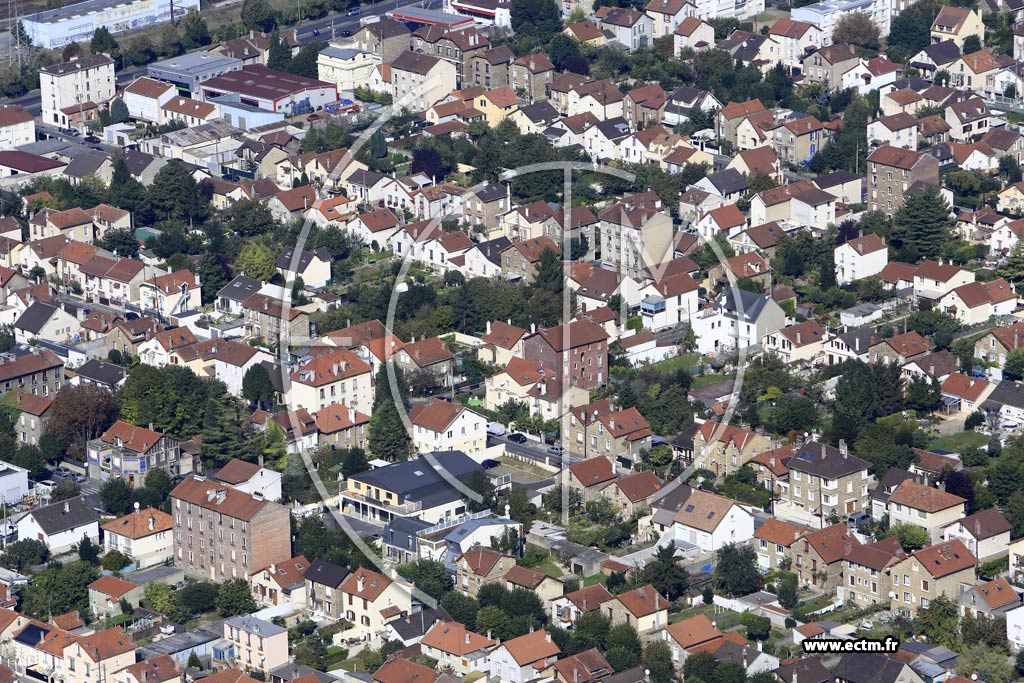 Photo arienne de Villeneuve-Saint-Georges (le Plateau)