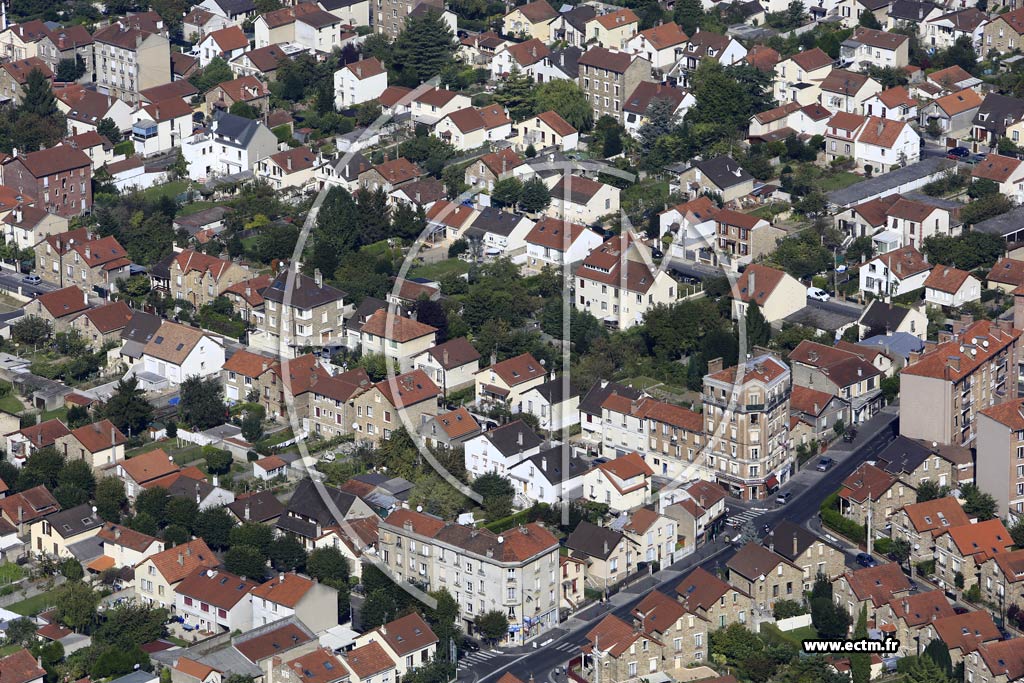 Photo arienne de Villeneuve-Saint-Georges (le Plateau)