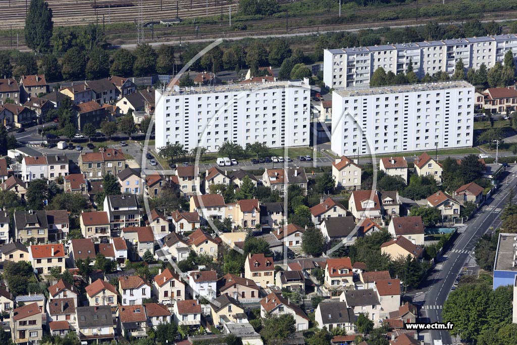 Photo arienne de Villeneuve-Saint-Georges (le Plateau)