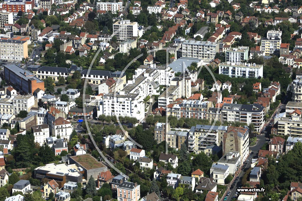 Photo arienne de Enghien-les-Bains