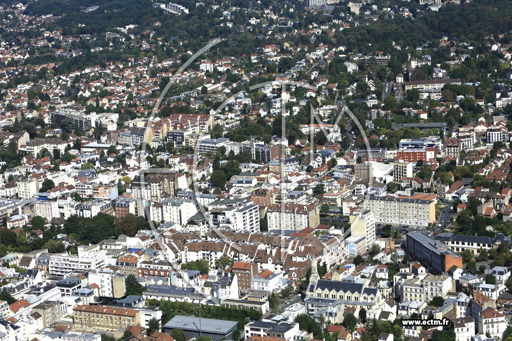 Photo arienne de Enghien-les-Bains