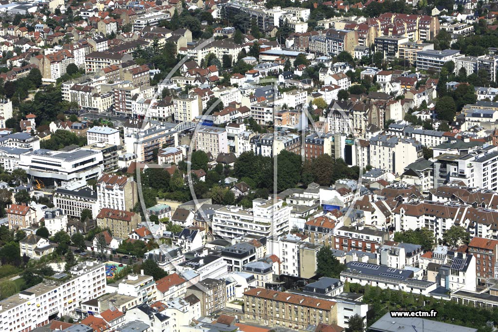 Photo arienne de Enghien-les-Bains