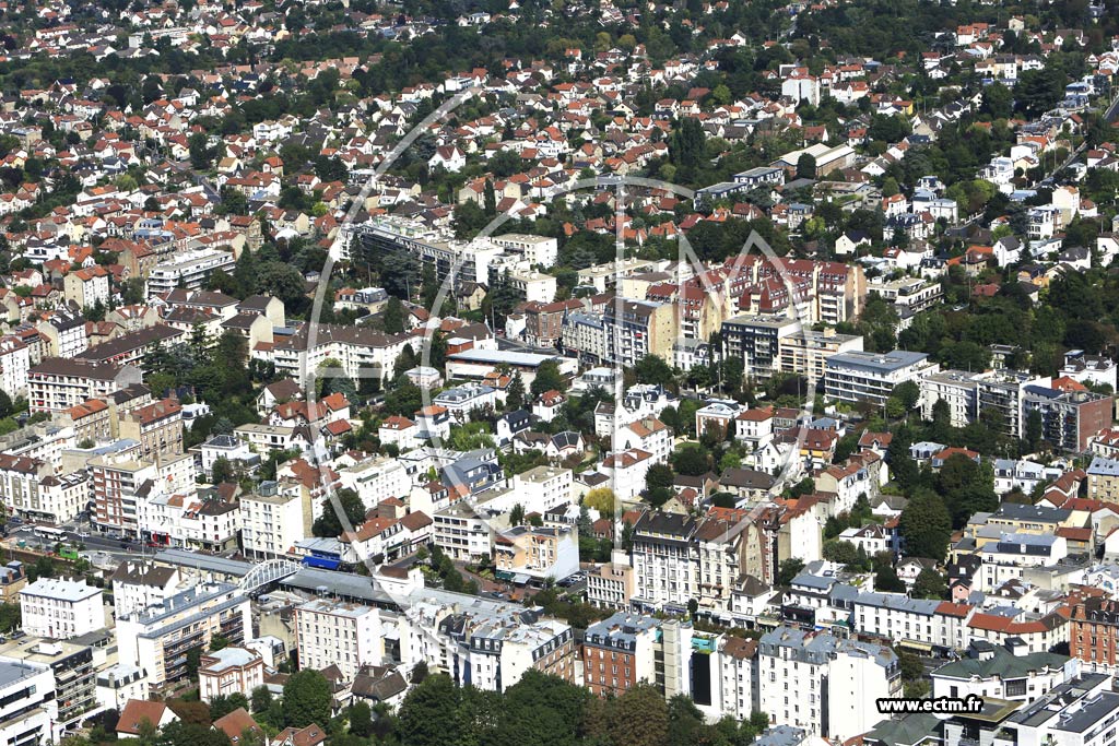 Photo arienne de Enghien-les-Bains