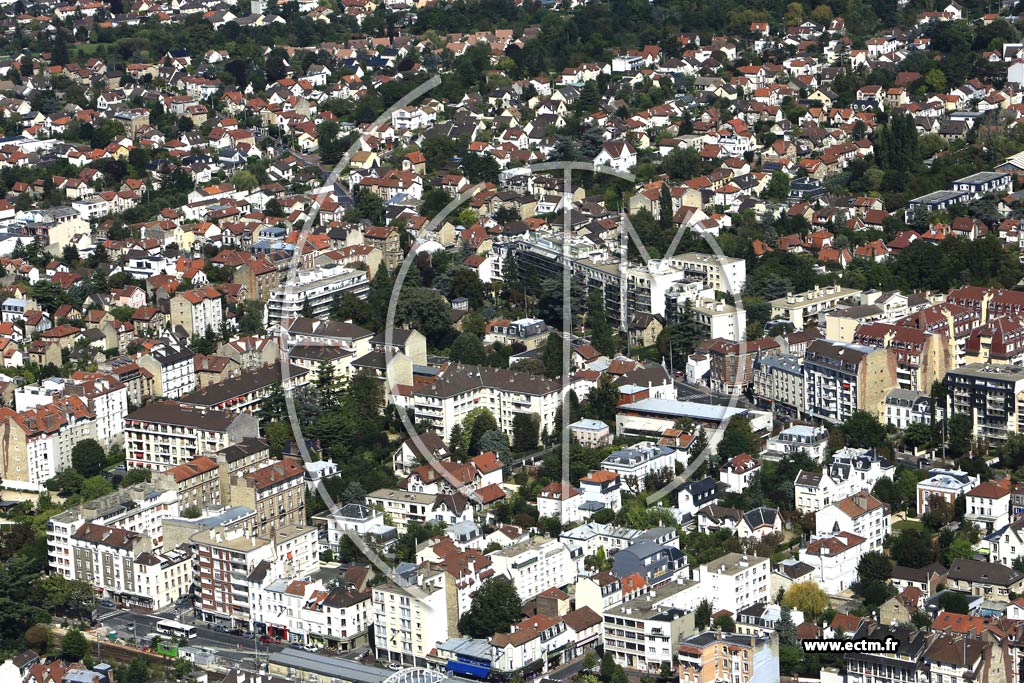 Photo arienne de Enghien-les-Bains