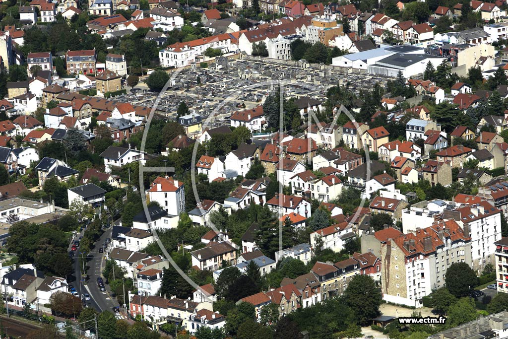 Photo arienne de Enghien-les-Bains