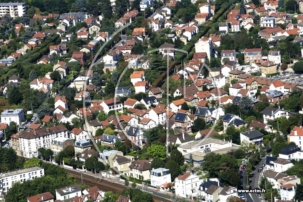 Photo arienne de Enghien-les-Bains