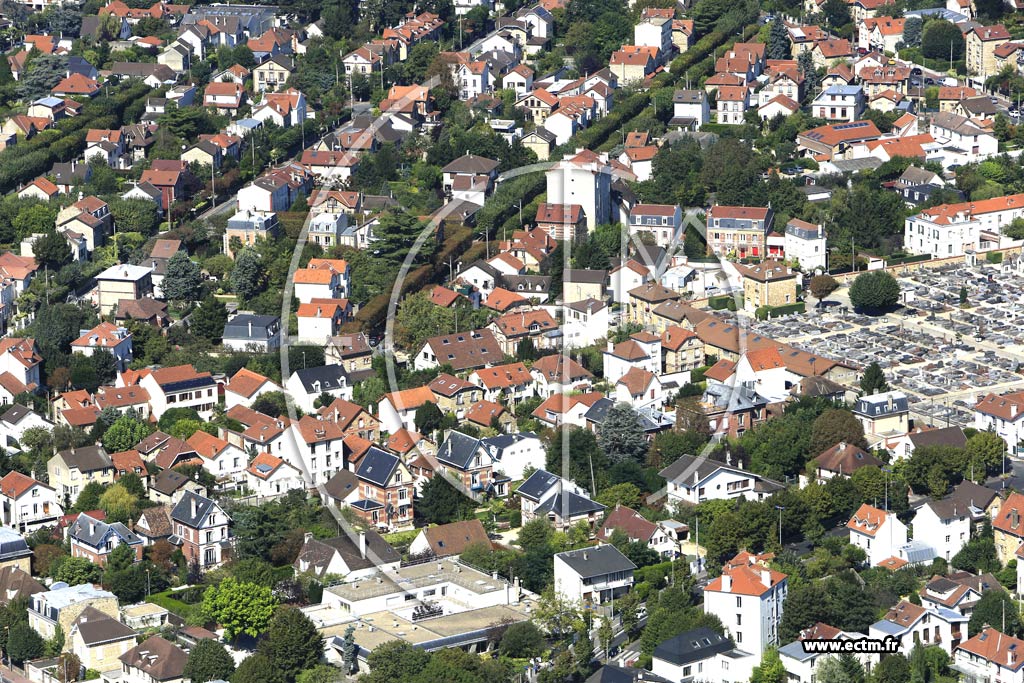 Photo arienne de Enghien-les-Bains