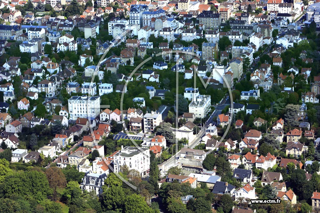 Photo arienne de Enghien-les-Bains