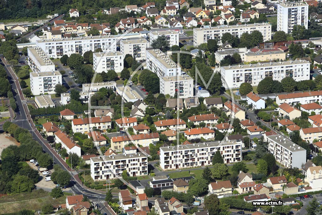 Photo arienne de Ermont (les Esprances)