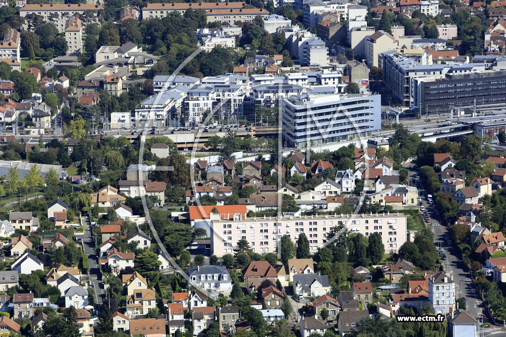 Photo arienne de Ermont (les Marais)