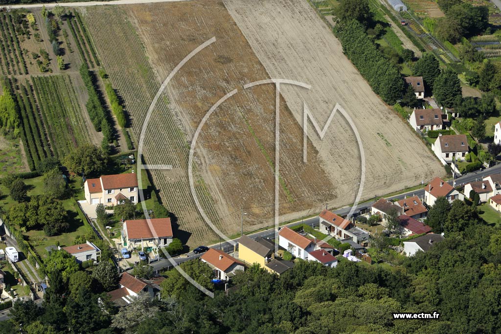 Photo arienne de Mry-sur-Oise (la Seigneurie)