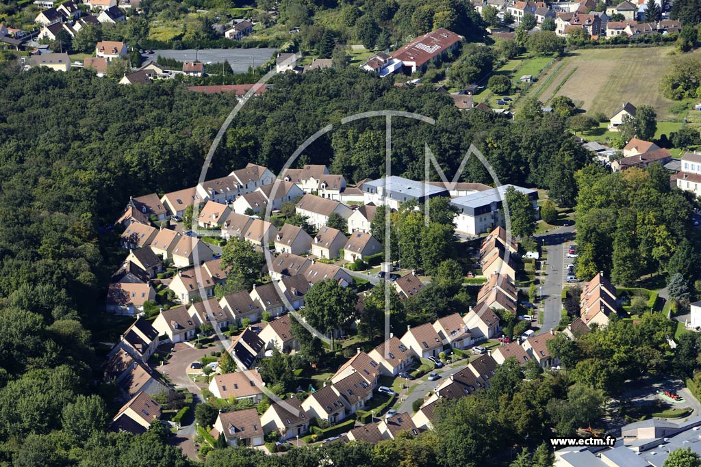 Photo arienne de Mry-sur-oise