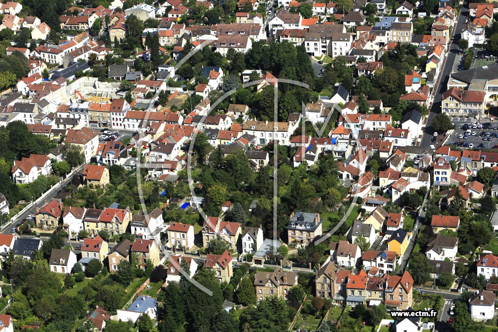 Photo arienne de Saint-Leu-la-Fort (Centre)