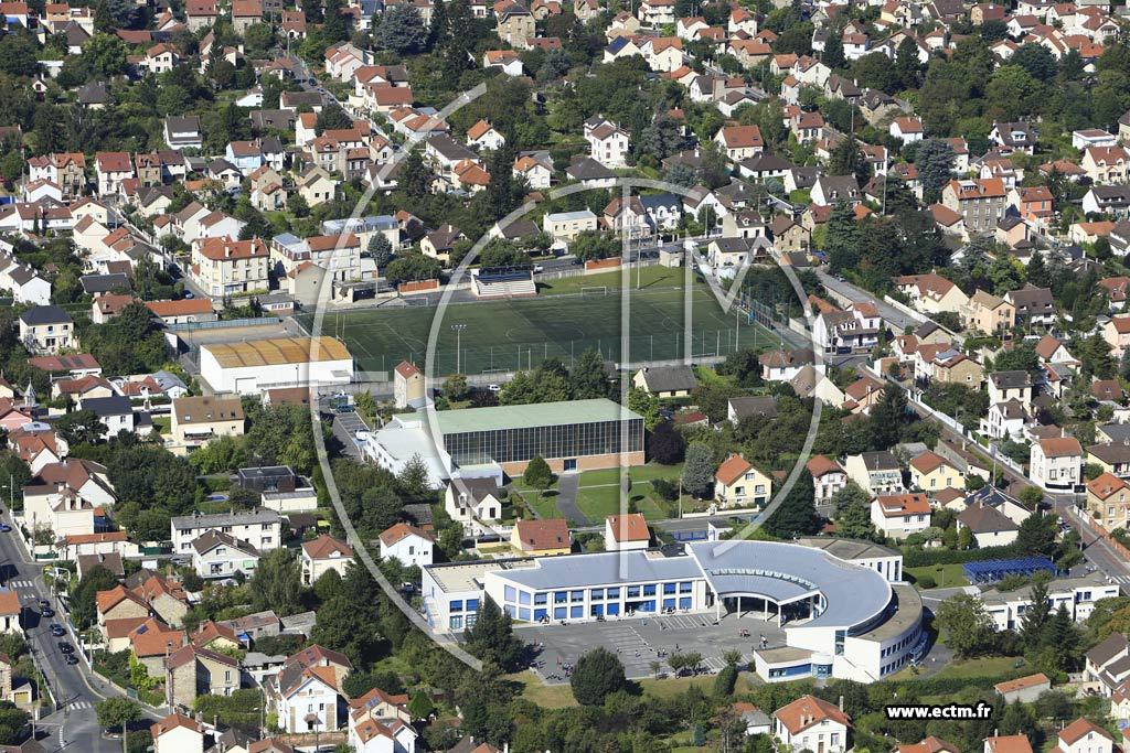 Photo arienne de Sannois (les Garonnes)