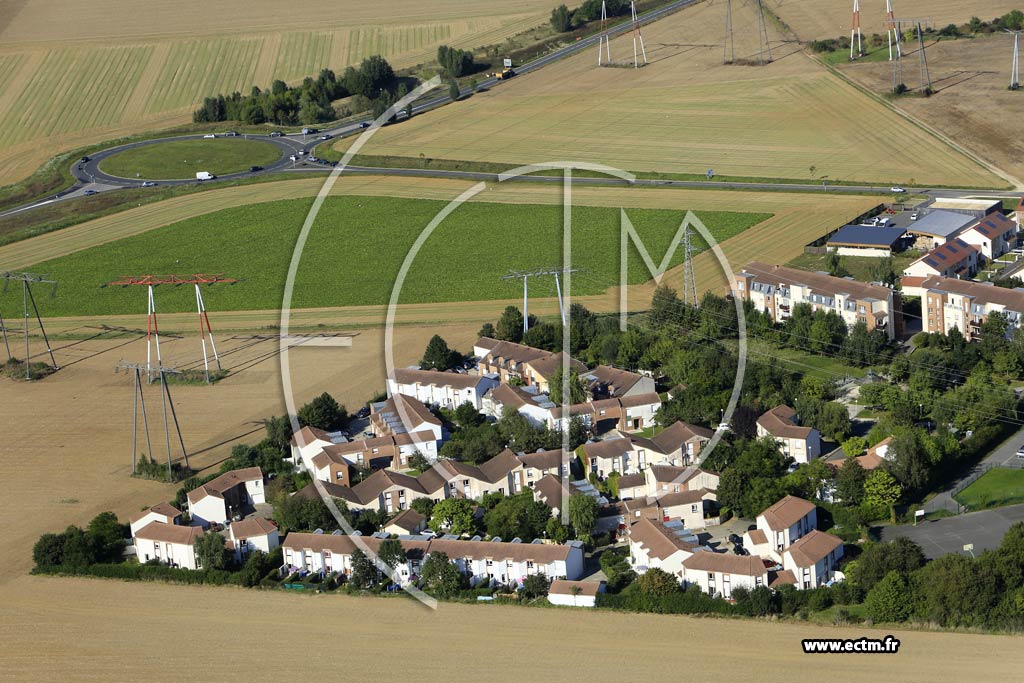 Photo arienne de Courdimanche (Ste Apolline)