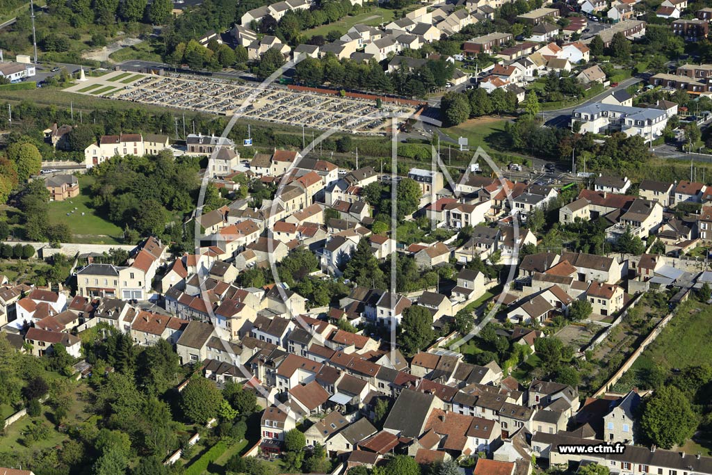 Photo arienne de ragny (Quartier de la Rue du Sergent Pireaux)