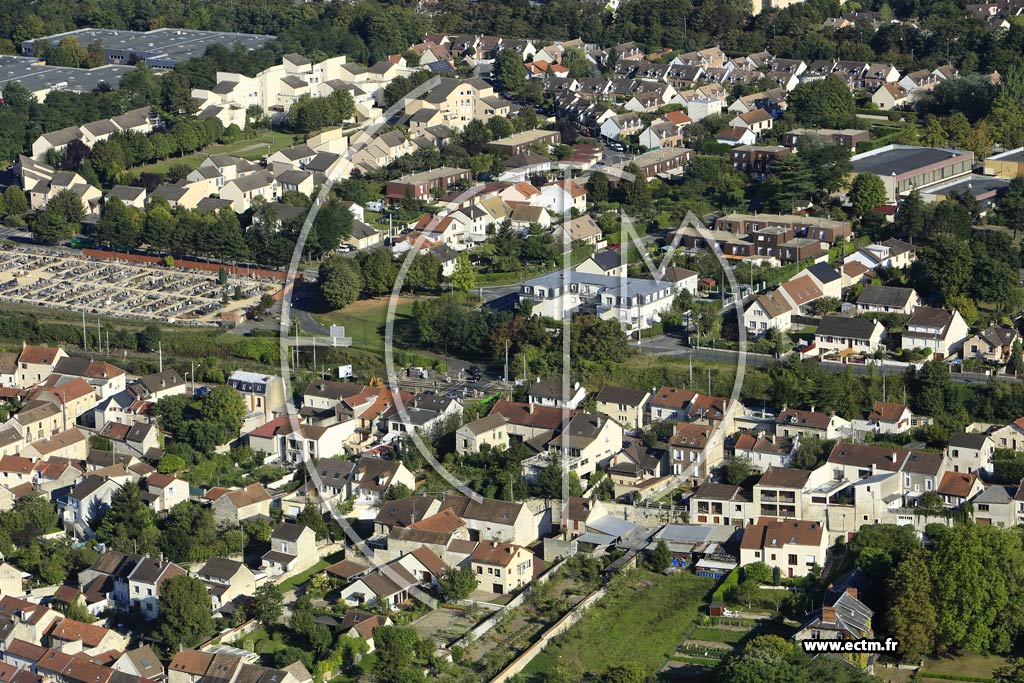 Photo arienne de ragny (Quartier de la Rue du Sergent Pireaux)