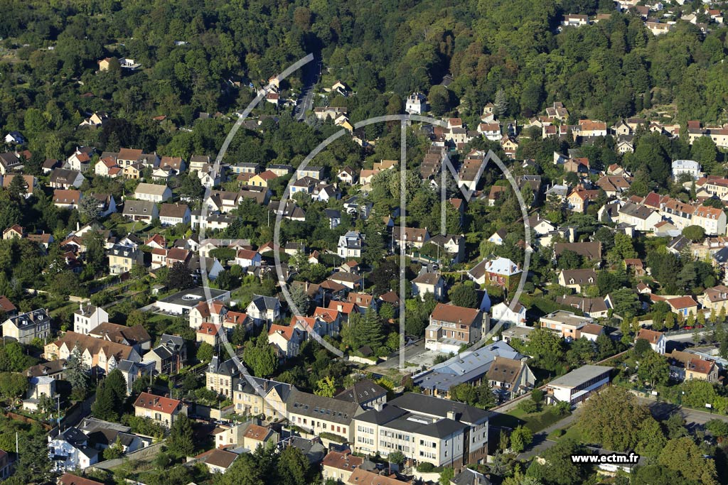 Photo arienne de Pontoise (l'Hermitage)