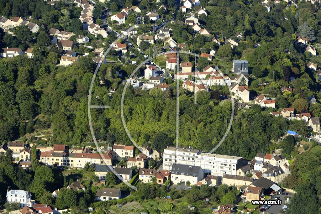 Photo arienne de Pontoise (l'Hermitage)