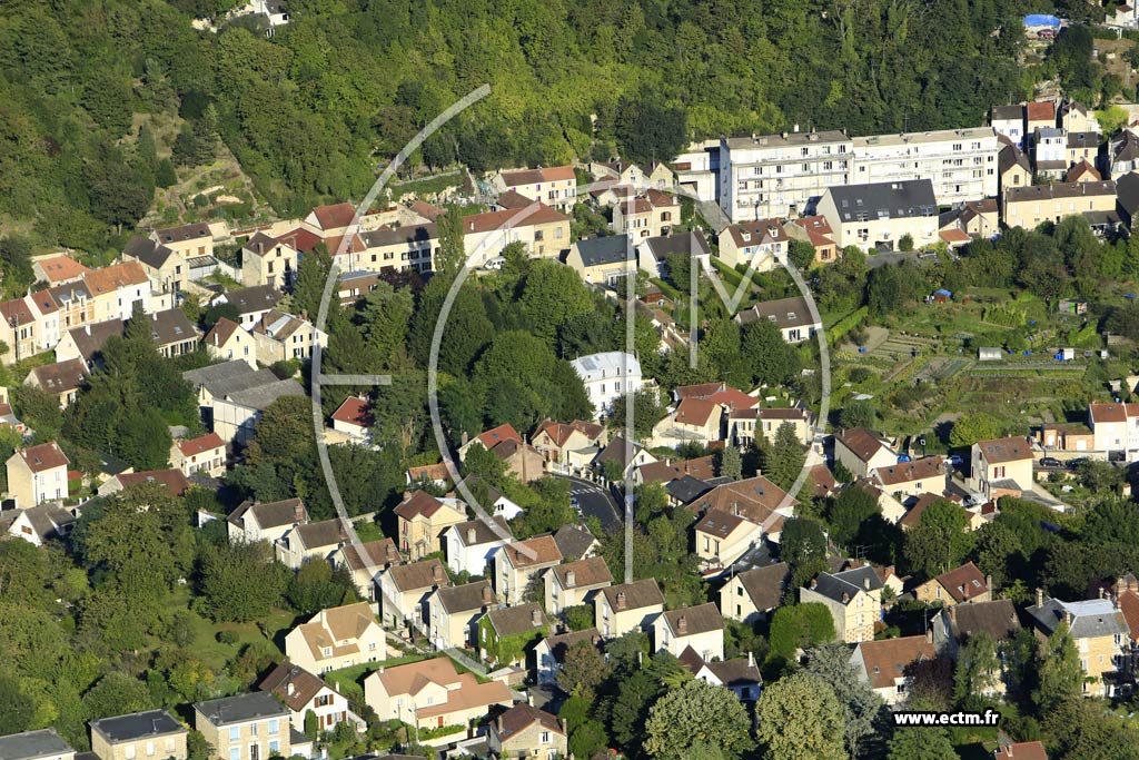 Photo arienne de Pontoise (l'Hermitage)