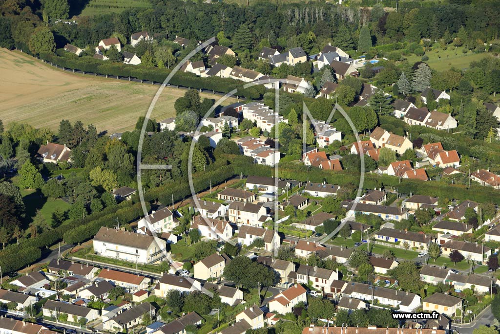 Photo arienne de Pontoise (les Cordeliers)