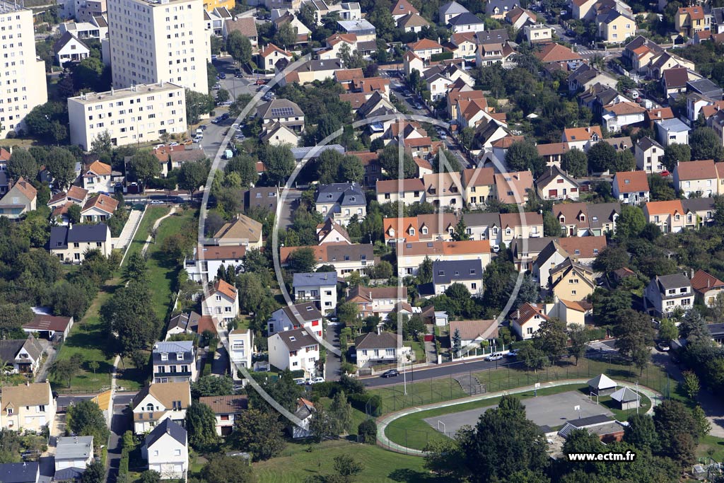 Photo arienne de Antony (les Bas Graviers - les Godets)