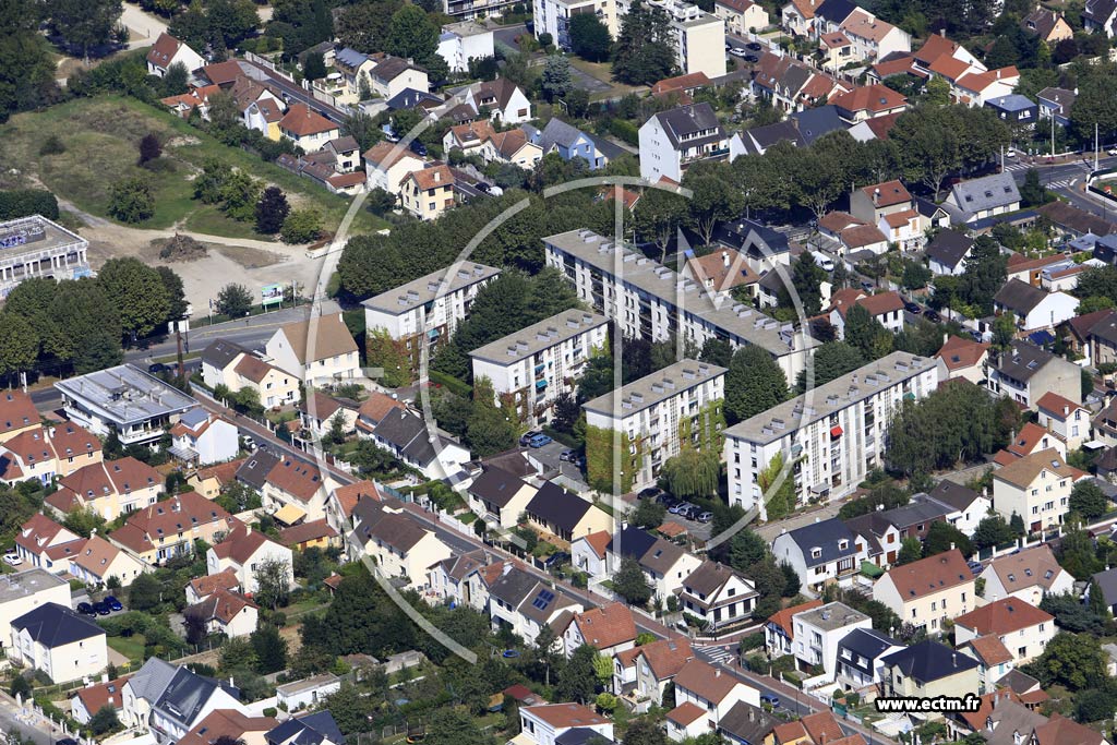 Photo arienne de Antony (Quartier de la Gare)