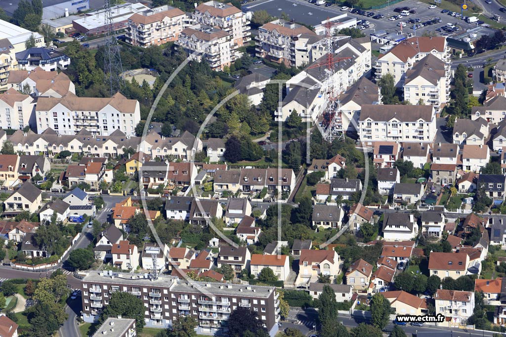 Photo arienne de Massy (Quartier de la Rue de Toulouse Lautrec)