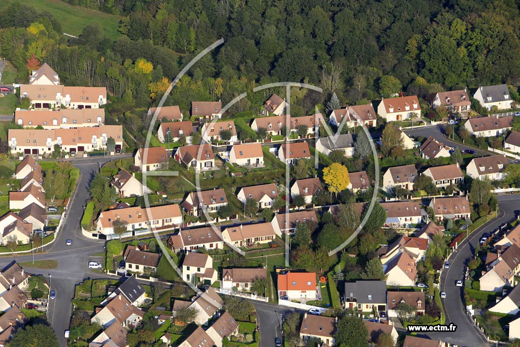 Photo arienne de Vaux-le-Pnil (le Bcher)