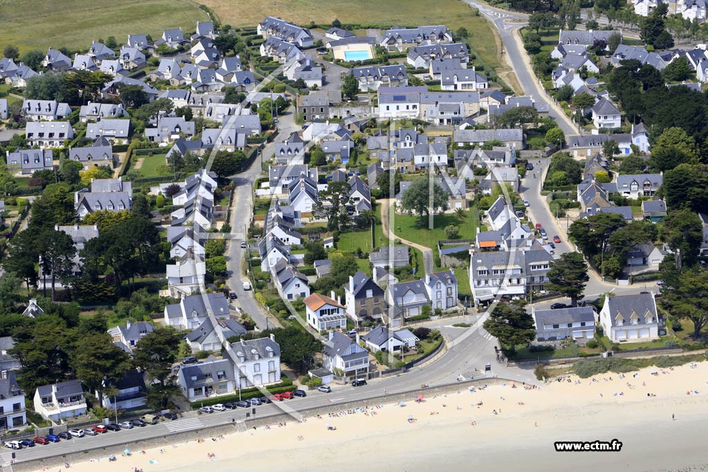 Photo arienne de Carnac (Lgens - Plage de Lgenes)