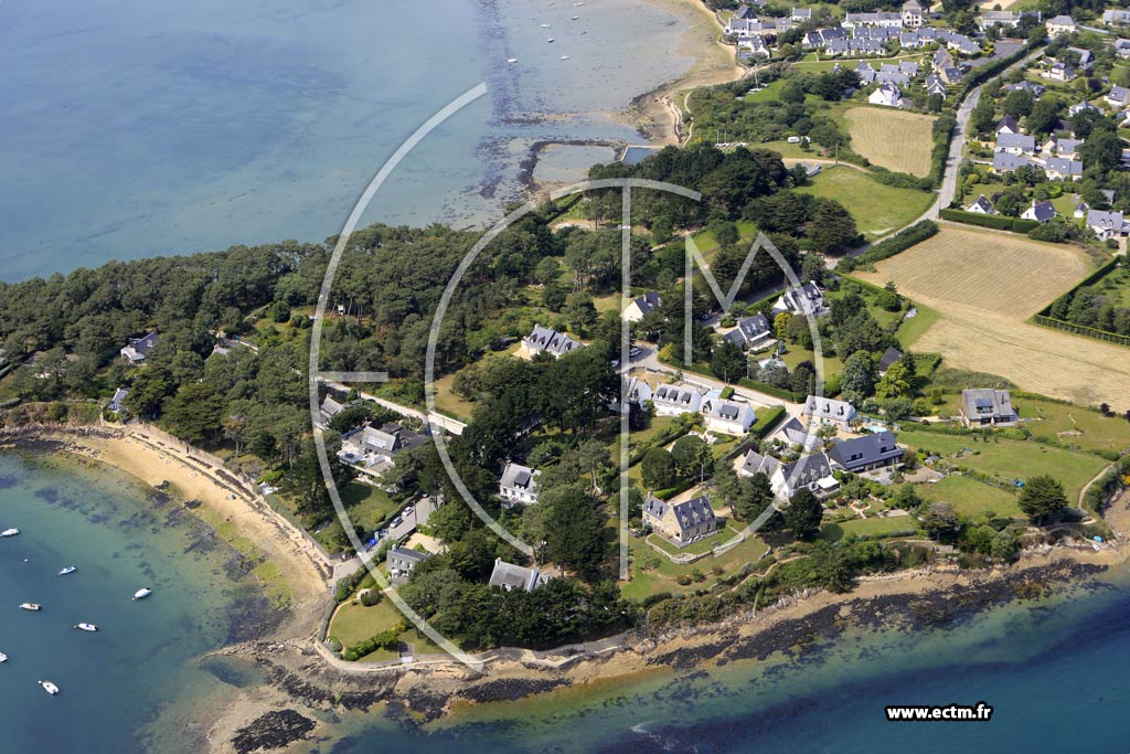 Photo arienne de Larmor-Baden (Pointe du Berchis)