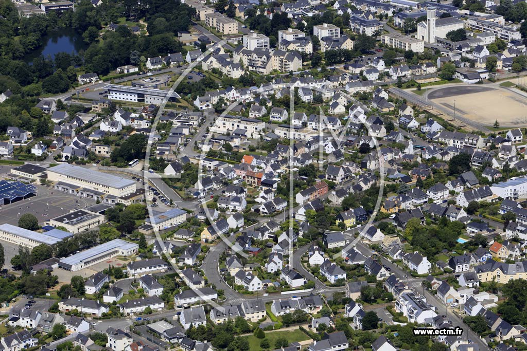 Photo arienne de Vannes (le Pargo)