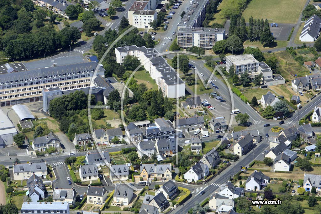 Photo arienne de Saint-Brieuc (Ville Bastard)