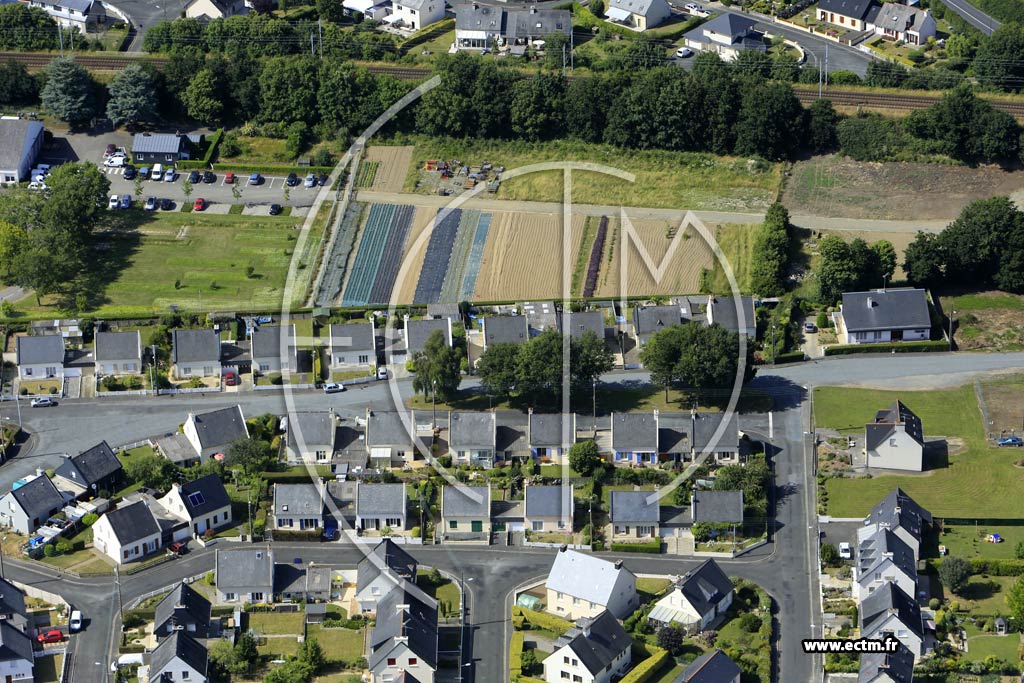 Photo arienne de Saint-Brieuc (la Ville Jouha)