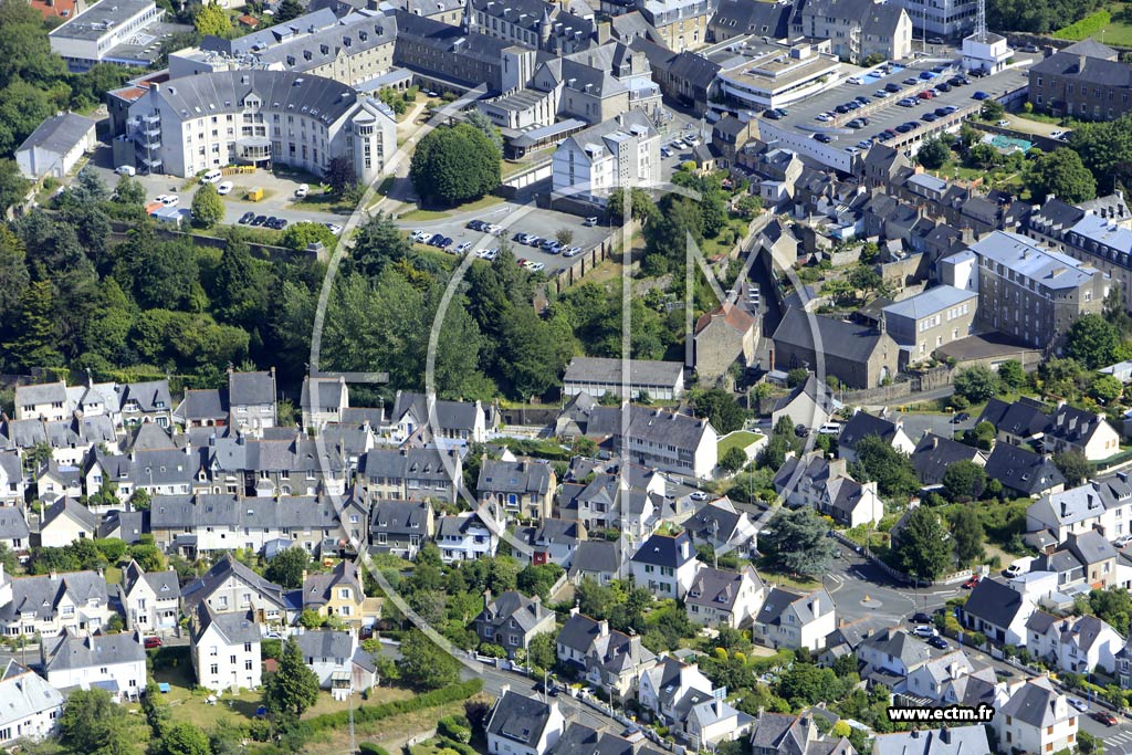 Photo arienne de Saint-Brieuc (le Tertre Notre-Dame)