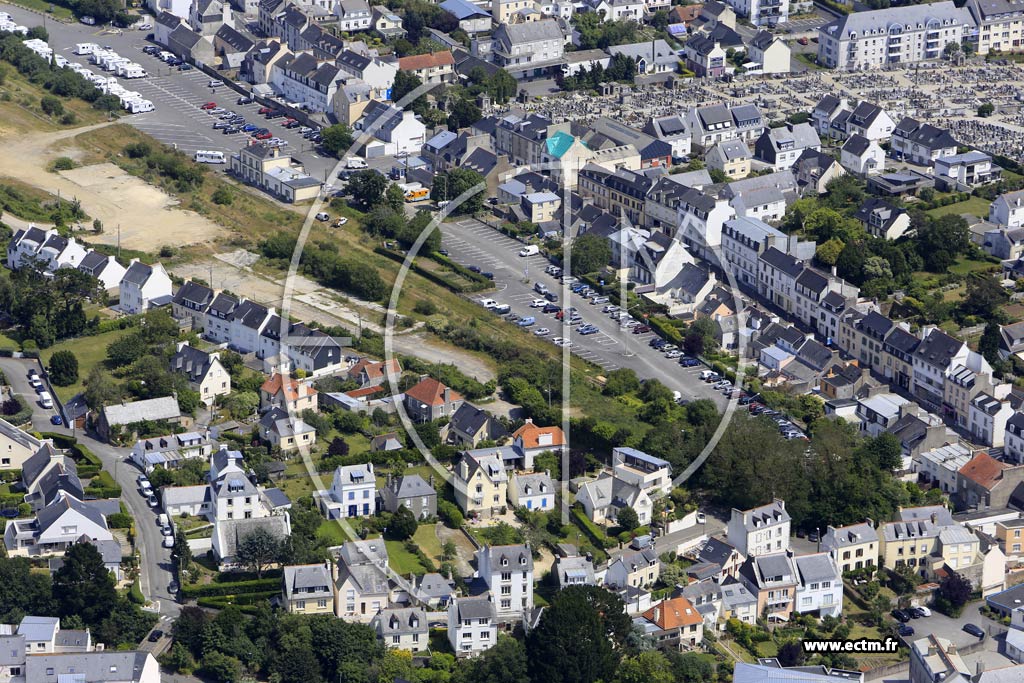 Photo arienne de Concarneau (la Gare)