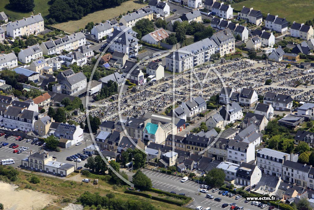 Photo arienne de Concarneau (la Glacire)