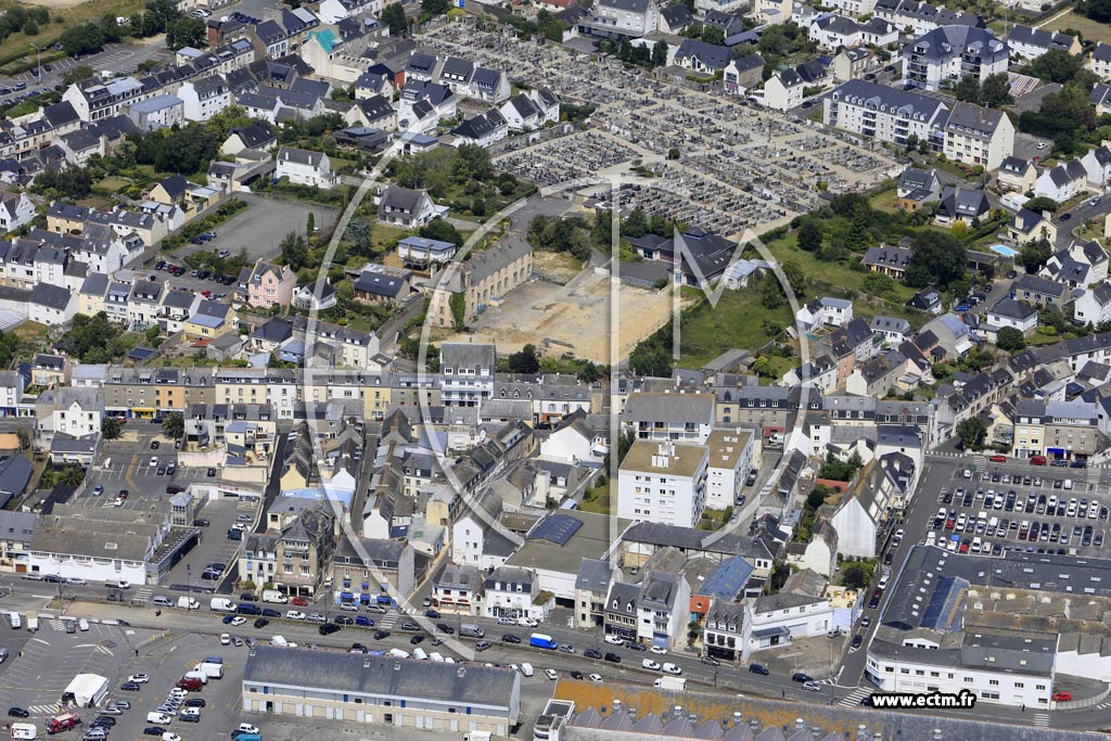 Photo arienne de Concarneau (la Glacire)