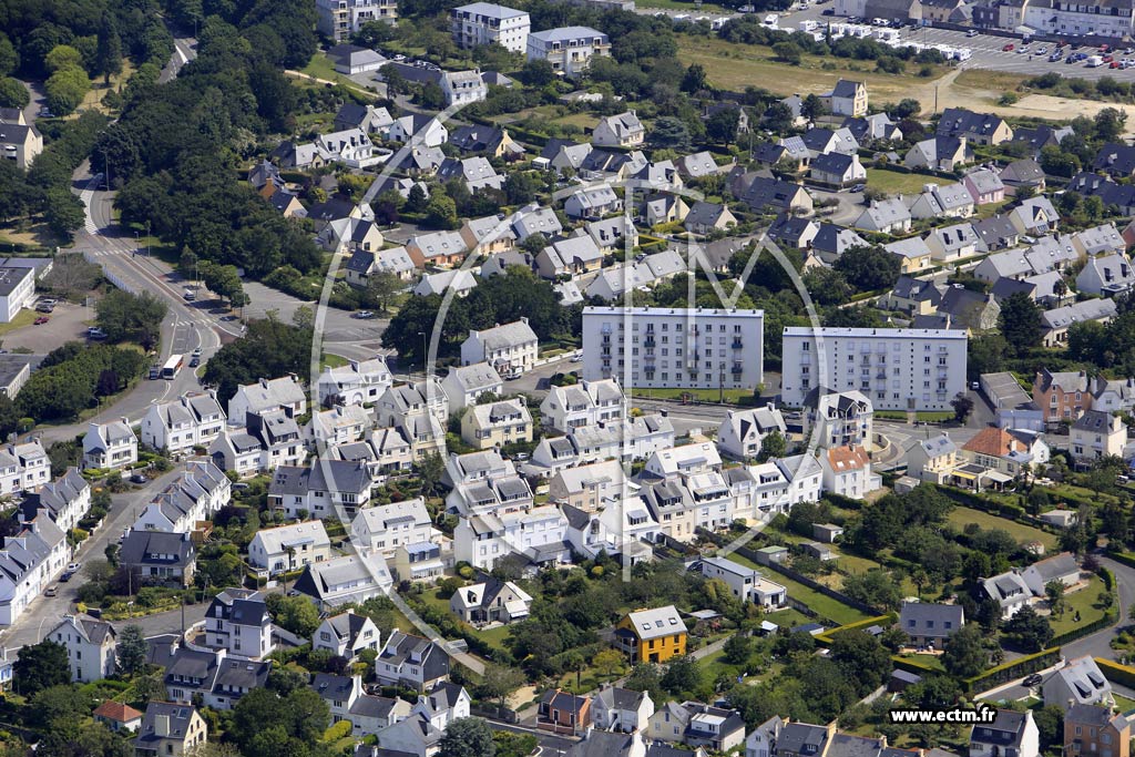 Photo arienne de Concarneau (le Pavillon)