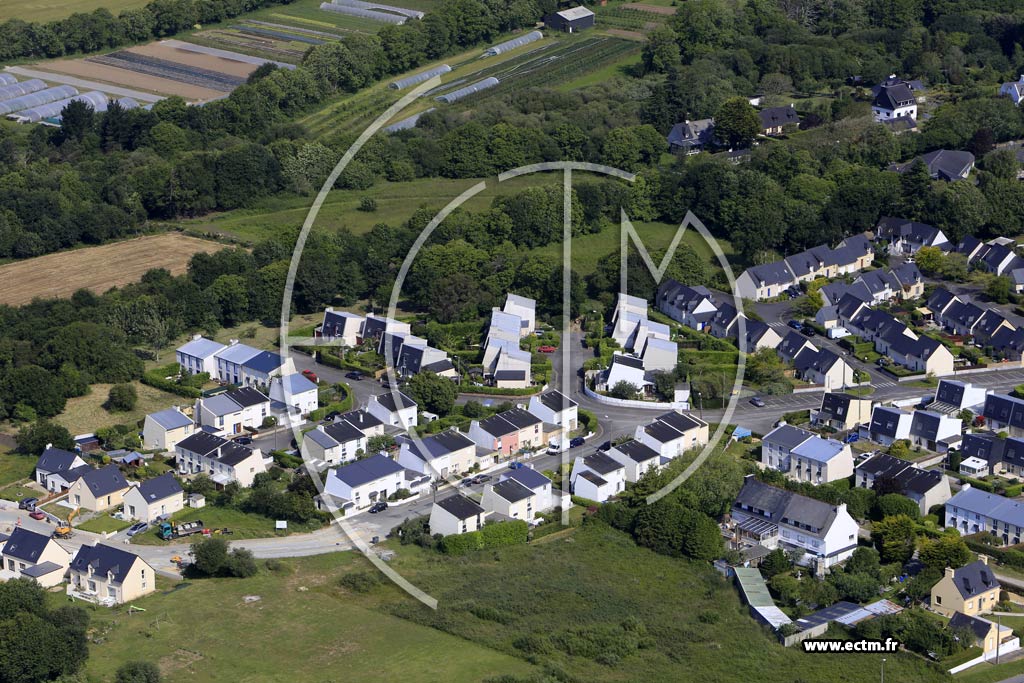 Photo arienne de Concarneau (le Poteau Vert)