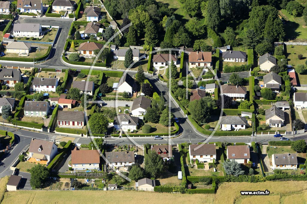 Photo arienne de Bailleul-sur-Thrain (la Briqueterie)